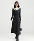 Flower Decoration U-neck Dress